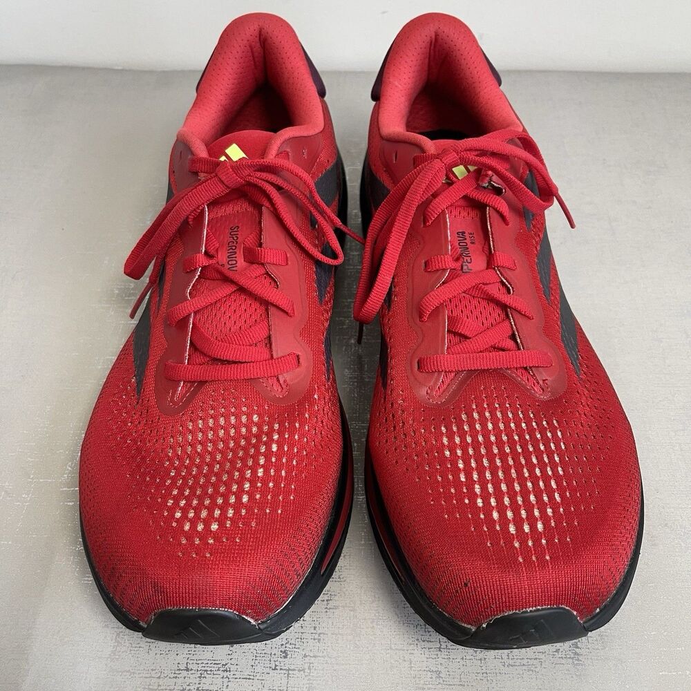 Adidas Supernova Rise Running Shoes Sneakers Red Men's Size 13 M - Picture 4 of 16